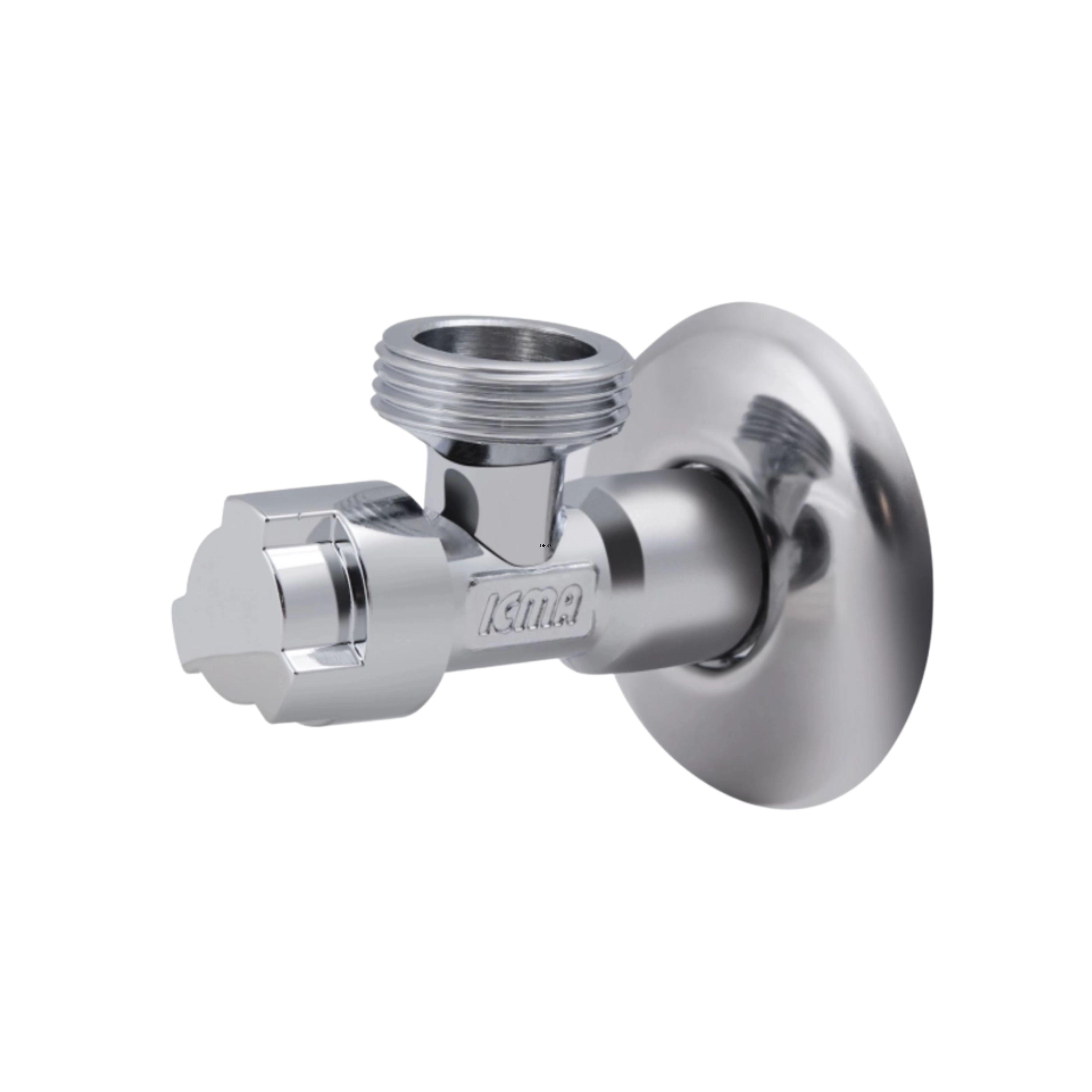 Кран приборный буксовый ICMA 1/2" х3/4" угловой №519 (SD00020745)