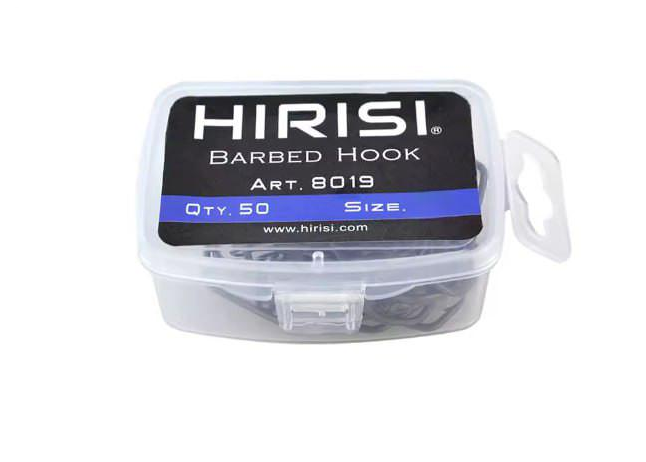 Крючки для рыбалки из высокоуглеродистой нержавеющей стали No4 Hirisi 8019 50 шт. (Hirisi-8019-4)