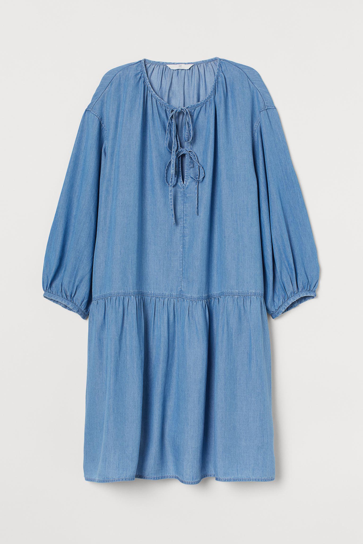 Платье джинсовое оверсайз XS Голубой (8715612abr)