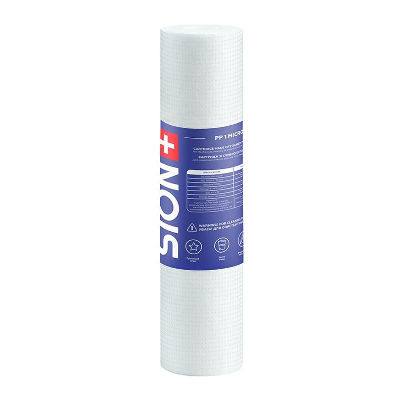 Картридж Sion из вспененного полипропилена 2,5" х 10" 1 мкм (67352)