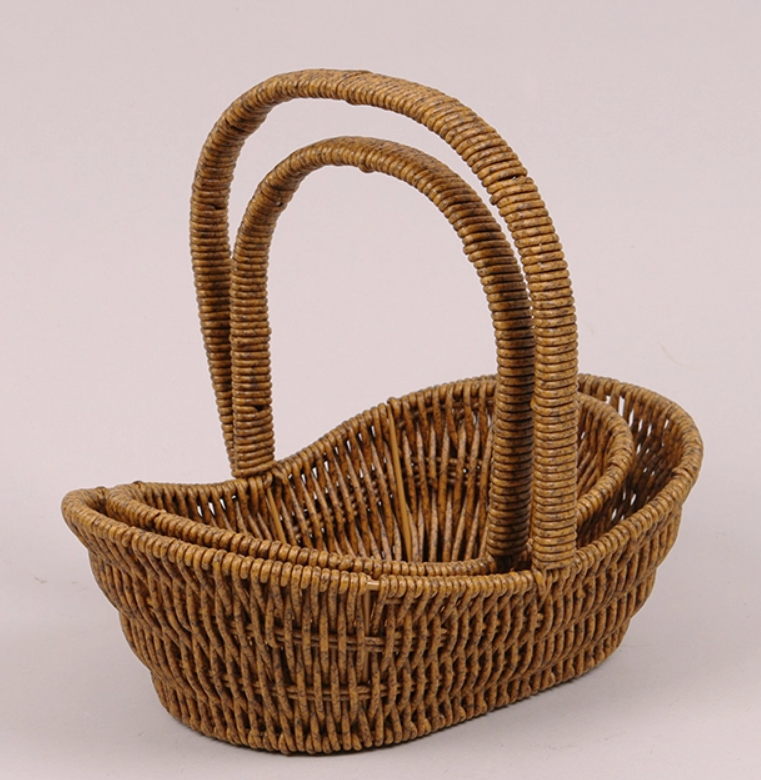 Комплект корзин из искусственного ротанга 2 шт. (46197)