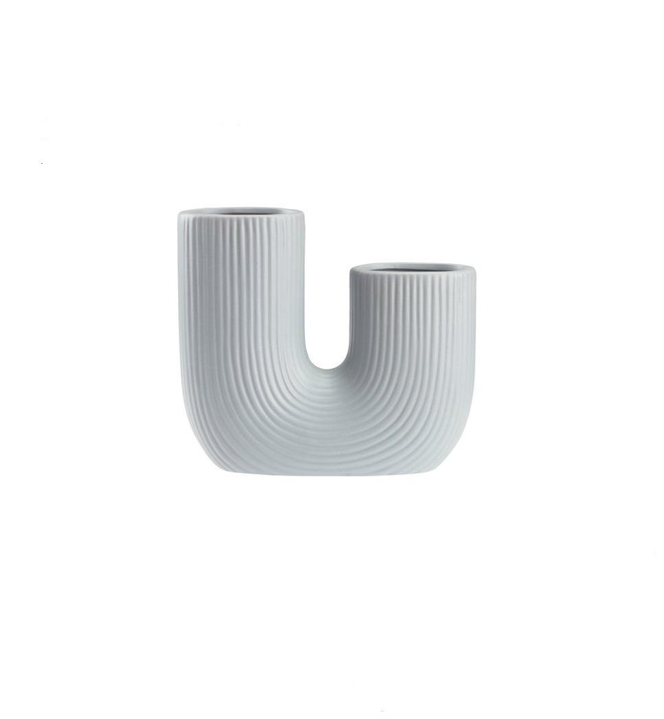 Ваза керамическая 18x6x17 см Голубой (275ee567) Ваза керамическая 18x6x17 см Голубой (275ee567)