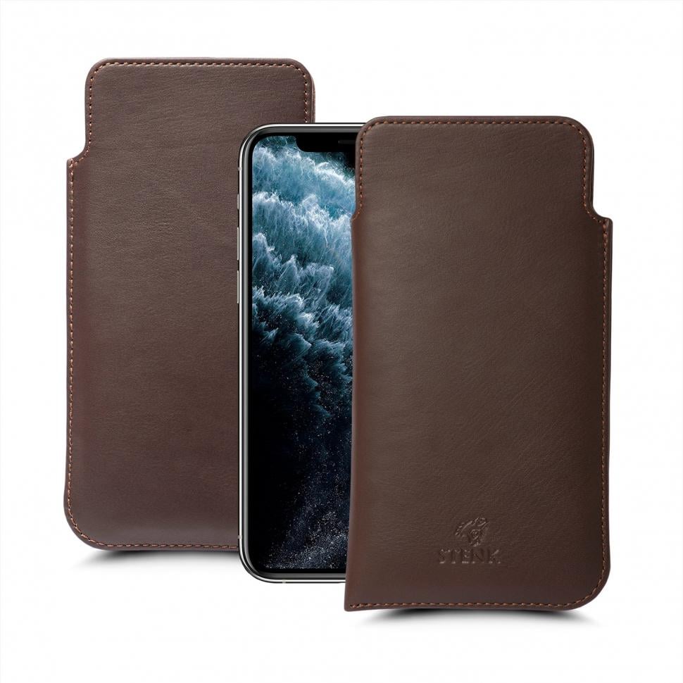 Футляр Stenk Elegance для Apple iPhone 11 Pro Max Коричневый (64235)