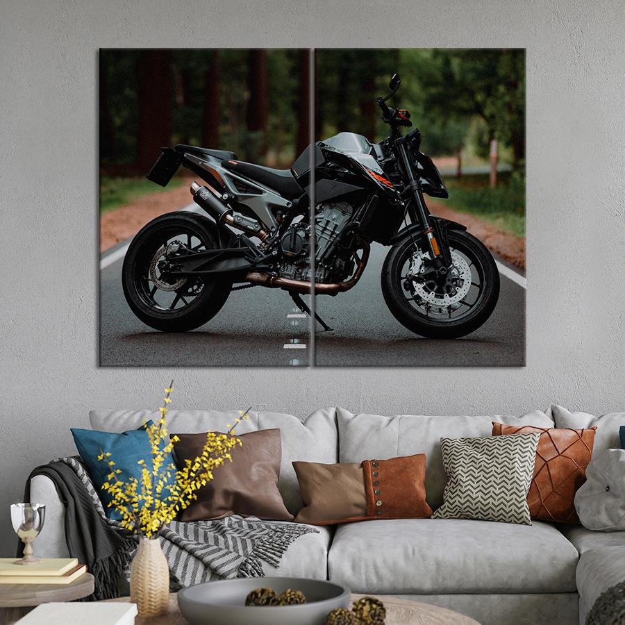 Картина Автомобиль Роскошный мотобайк KTM 790 Duke 111x81 см (A1184-2)