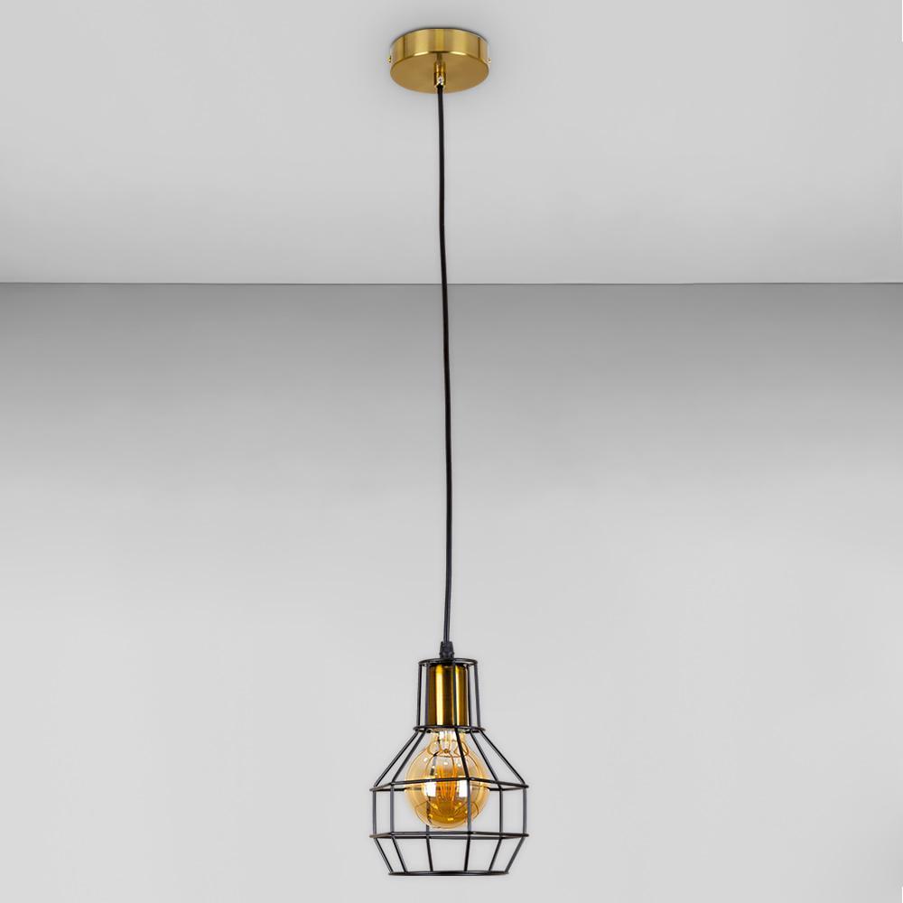 Люстра подвесная Light House LS-17201F-1 BRZ/BK Бронзовый/Черный