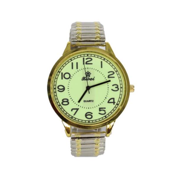 Часы мужские на браслете Xwei d-42 Gold Fosfor Gold/Silver (3436)