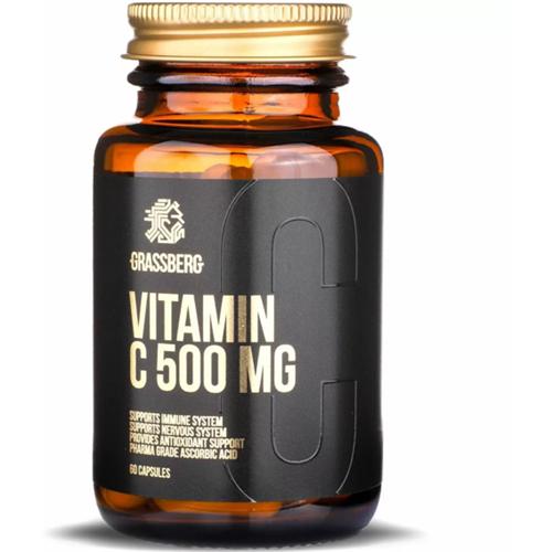 Витамин C Grassberg Vitamin C 500 мг 60 Caps Витамин C Grassberg Vitamin C 500 мг 60 Caps
