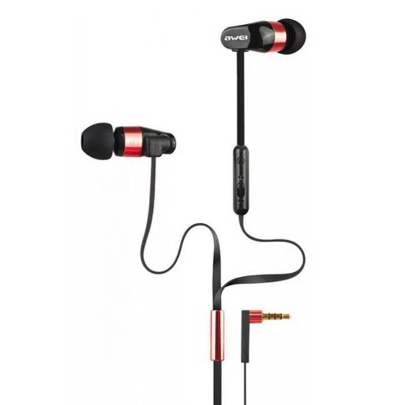 Навушники AWEI ES-12hi 1.2m red Навушники AWEI ES-12hi 1.2m red