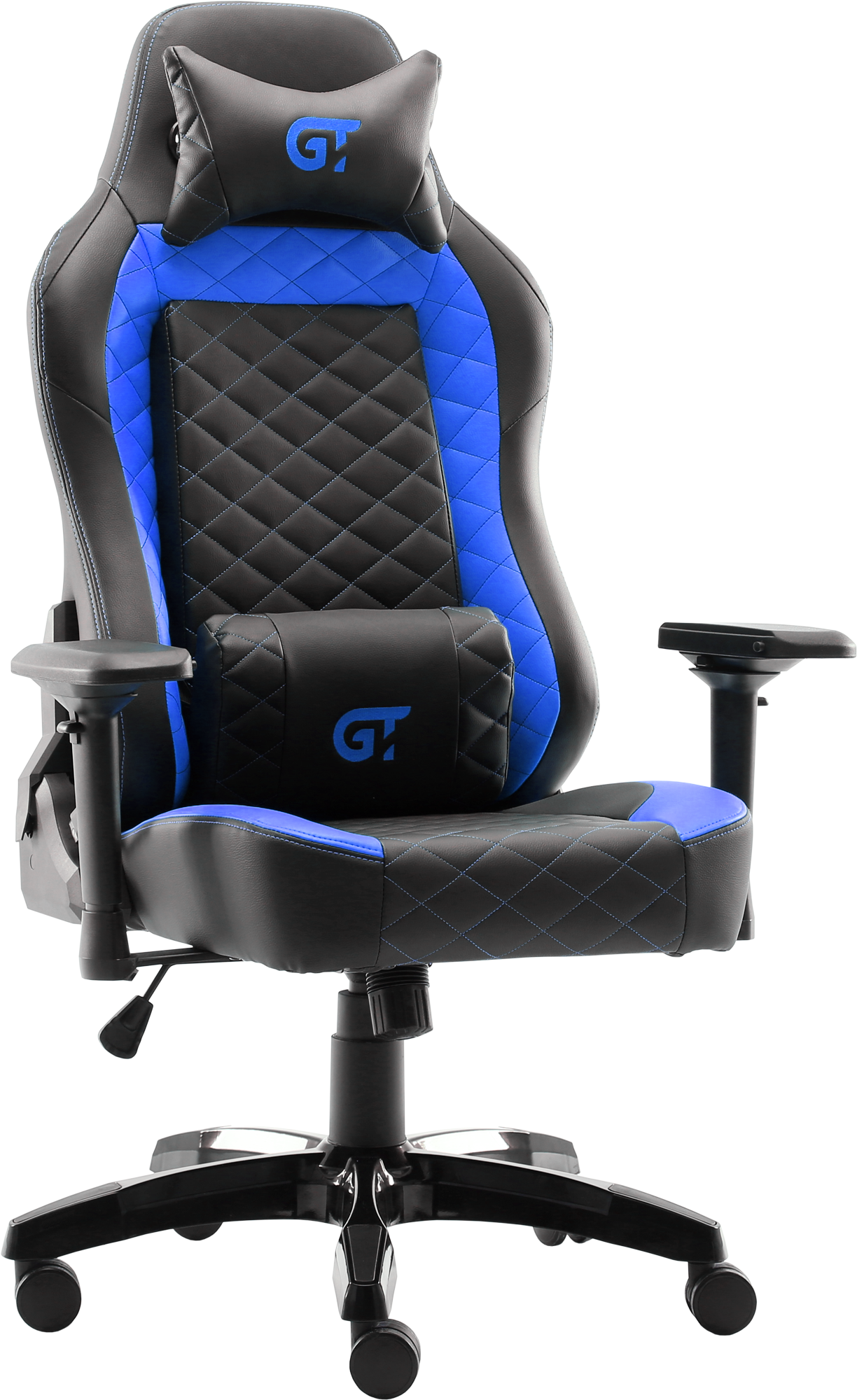 Кресло геймерское GT Racer X-2605-4D Black/Blue