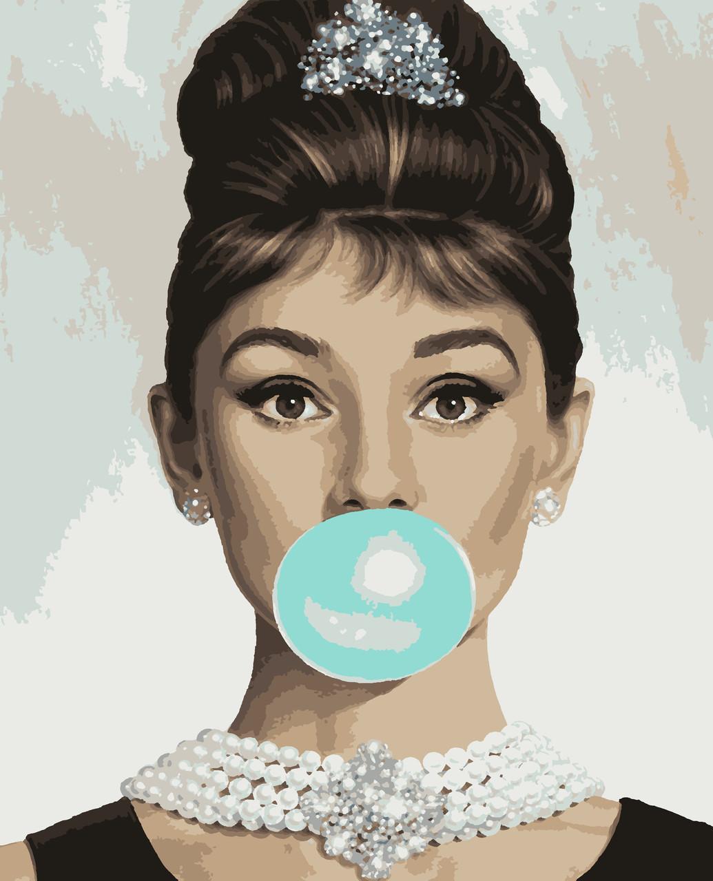 Картина по номерам Artissimo Волшебная Одри 40х50 см (PN7607-Artis) Картина по номерам Artissimo Волшебная Одри 40х50 см (PN7607-Artis)