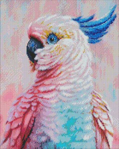 Алмазная мозаика Идейка Яркий какаду 40x50 см (Id-AMO7462)