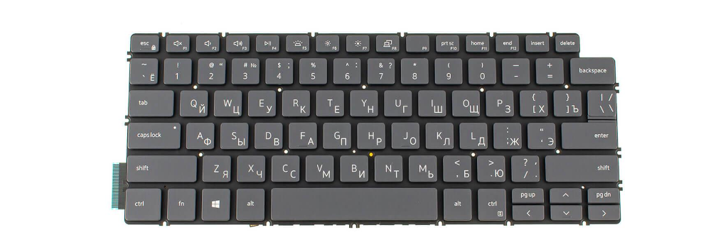 Клавиатура для ноутбука Inspiron 7405 с подсветкой клавиш (123047)