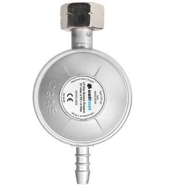 Газовый редуктор Cellfast KLF G12 52-500 евростандарт 37 мбар 1,5 кг/ч (622311)