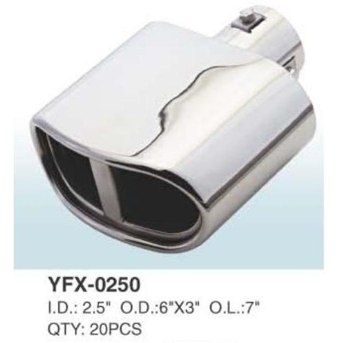 Насадка на глушитель НГ-0250 D 64 мм 178 мм 2x152x76 мм (НГ-0250)