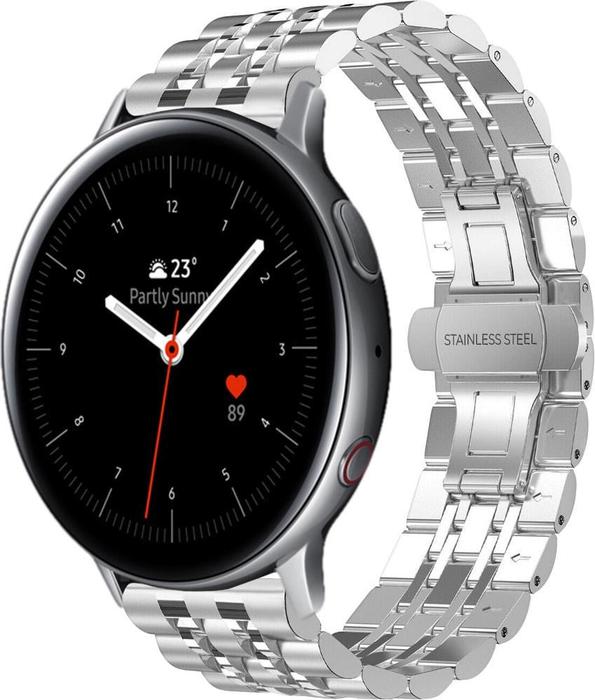 Браслет металлический Spinye для Galaxy Watch Active 2 40/44 мм Silver (29160-59)