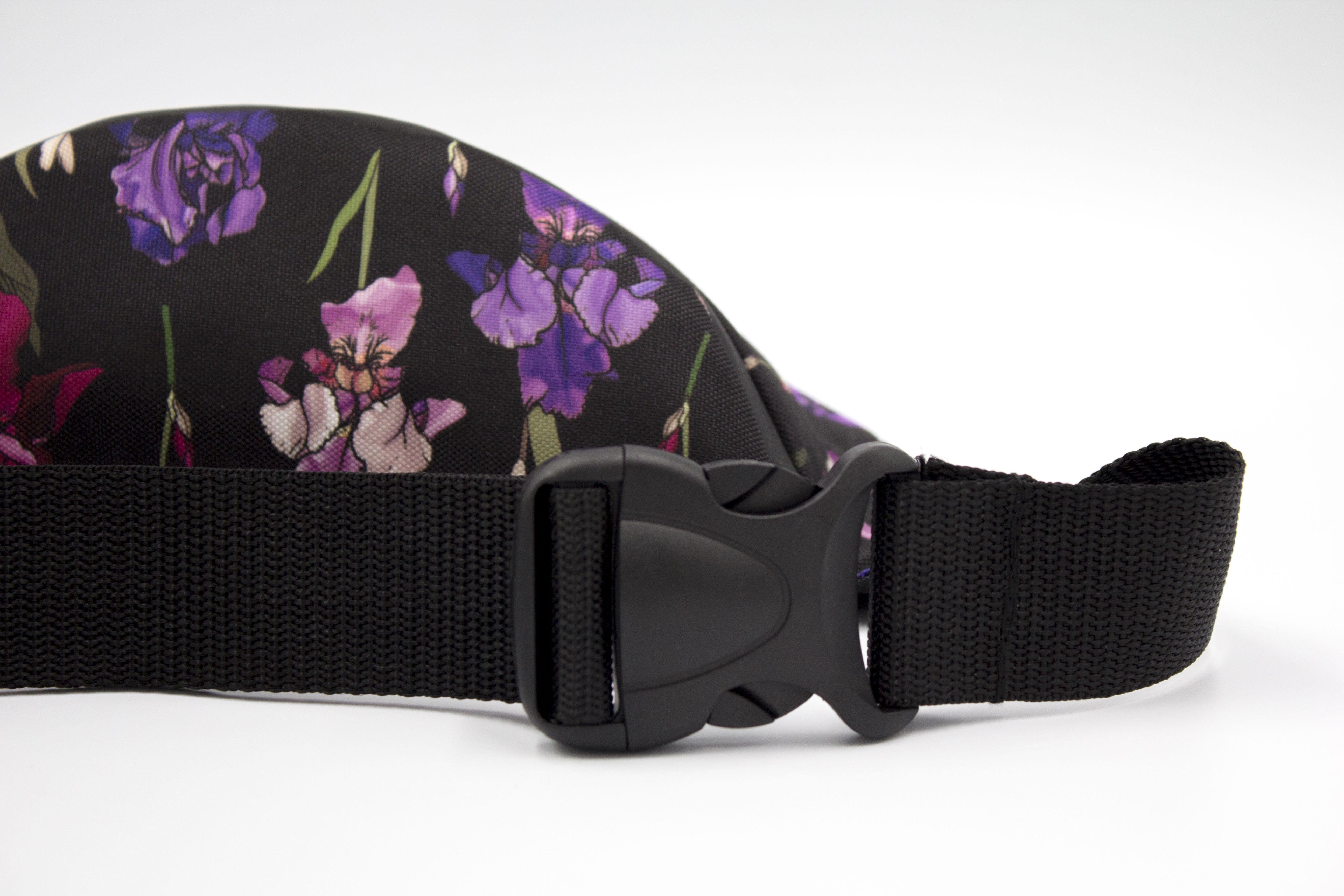 Сумка бананка Іриси Чорний (BK-011) - фото 7 Сумка бананка Іриси Чорний (BK-011) - фото 7