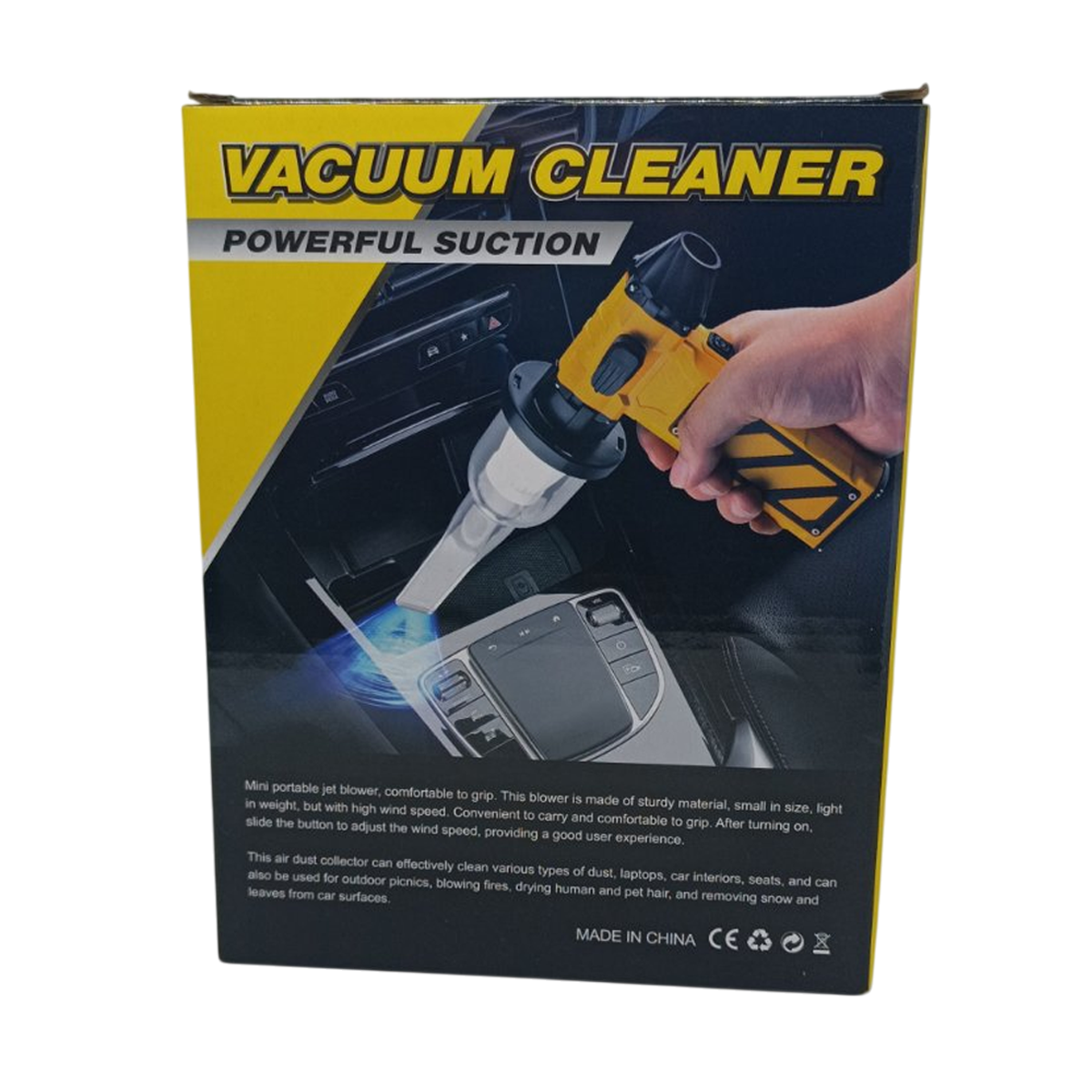 Пилосос вакуумний Vacuum Cleaner F015-1 Violent Fan 11W 8000 mAh Yellow/Black (110618) - фото 8 Пилосос вакуумний Vacuum Cleaner F015-1 Violent Fan 11W 8000 mAh Yellow/Black (110618) - фото 8
