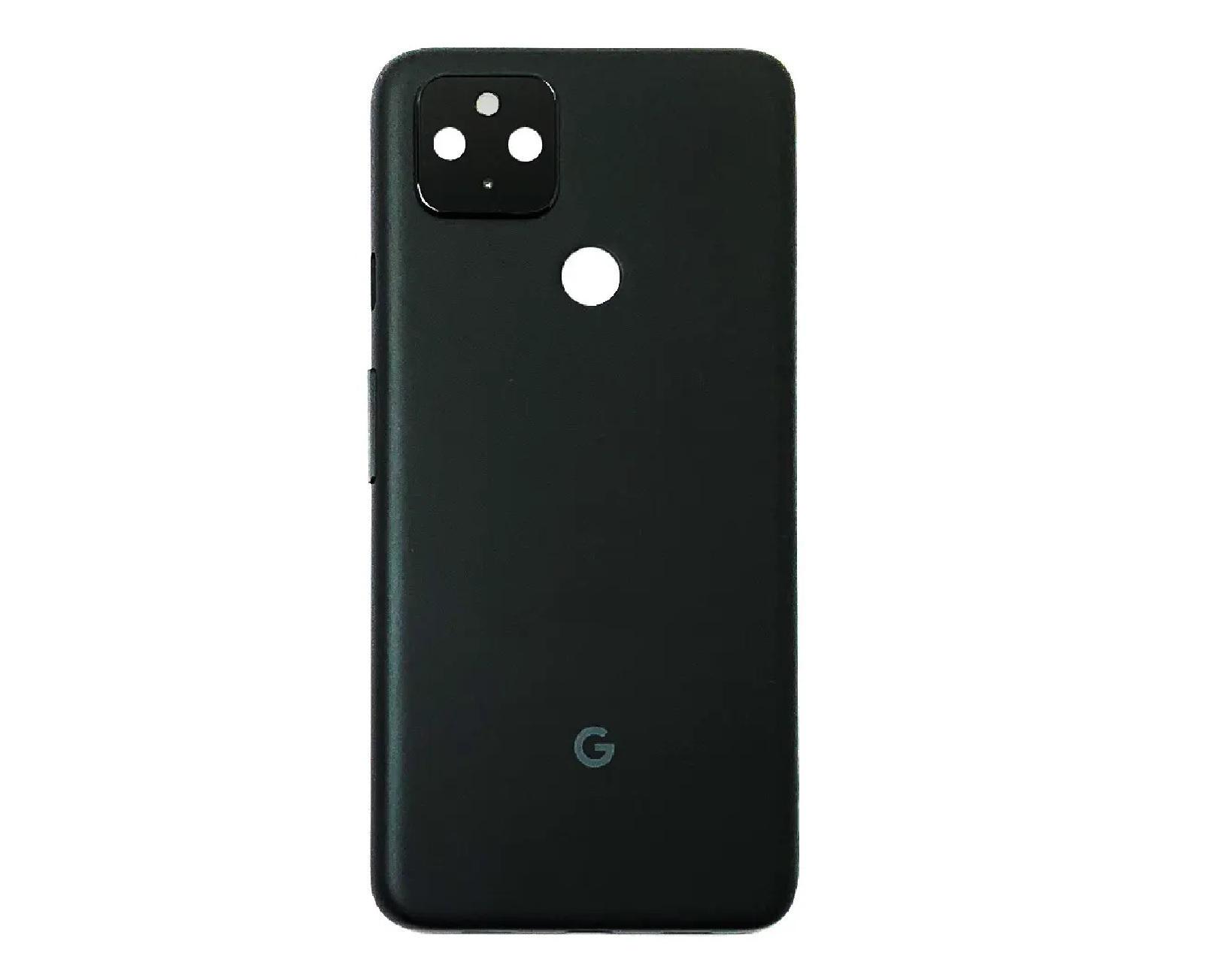 Крышка задняя Google Pixel 4A 5G Servise со стеклом для камеры Black (23136461)