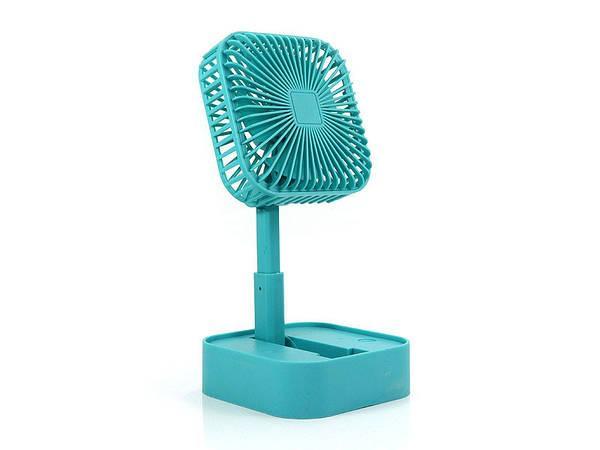 Вентилятор настільний Mini Fan JY-1129 USB Блакитний - фото 4