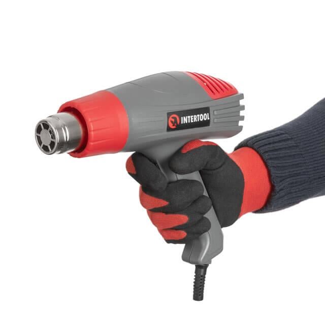Фен технiчний Intertool 2000 Вт 2 режими 400-600 °С 300-500 л/хв (DT-2416) - фото 6 Фен технiчний Intertool 2000 Вт 2 режими 400-600 °С 300-500 л/хв (DT-2416) - фото 6