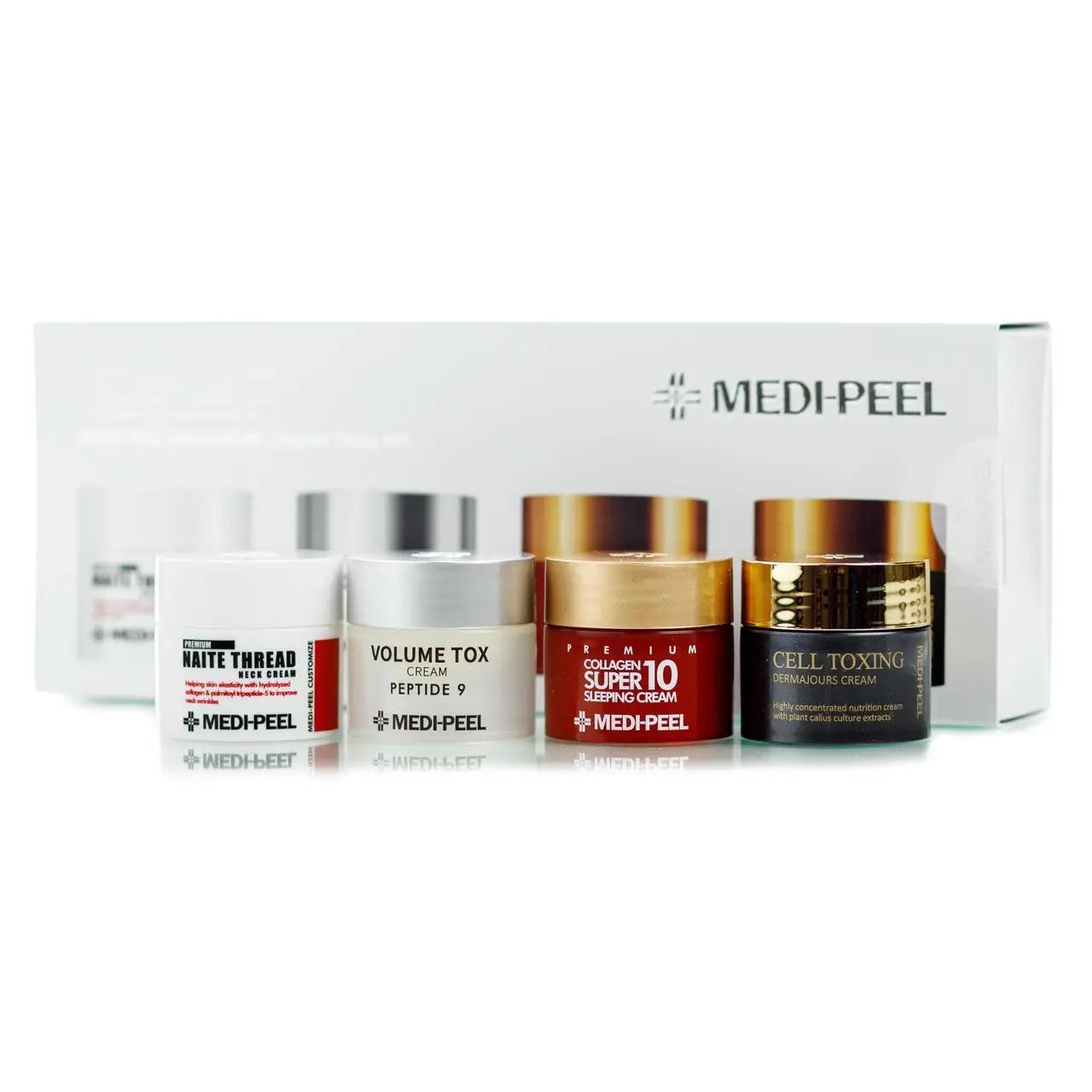 Набір мініатюр кремів для обличчя та шиї Medi-Peel Signature Cream Trial Kit 4 шт. по 10 г (10637417)