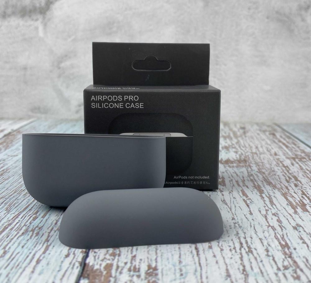 Силиконовый чехол для наушников AirPods Pro Grey