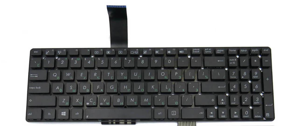 Клавиатура для ноутбука Asus A75 A75 матовая (0KNB0-6100RU00)
