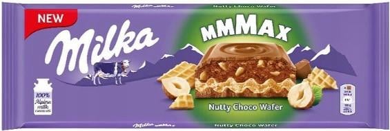 Шоколад молочный Milka Nutty Choco Wafer 270 г