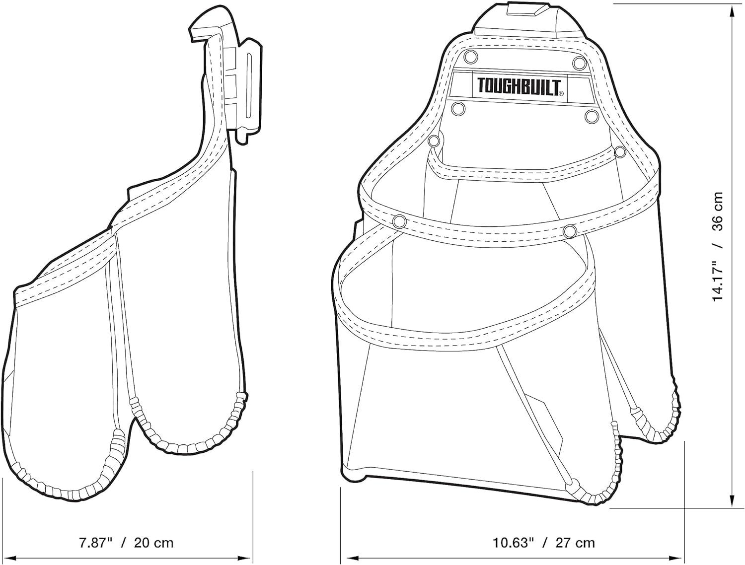 Сумка для інструментів ToughBuilt Contractor (TB-CT-03-BEA) - фото 10