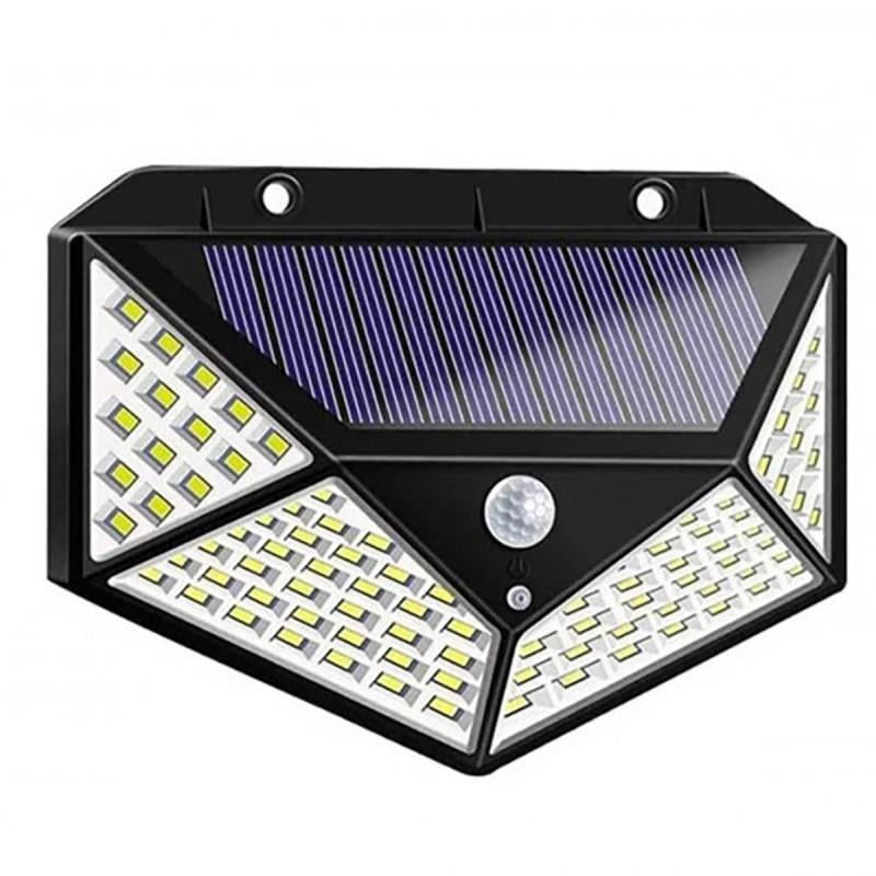 Світильник на сонячній батареї Solar із датчиком руху 1 шт. 100LED (100solar-1)
