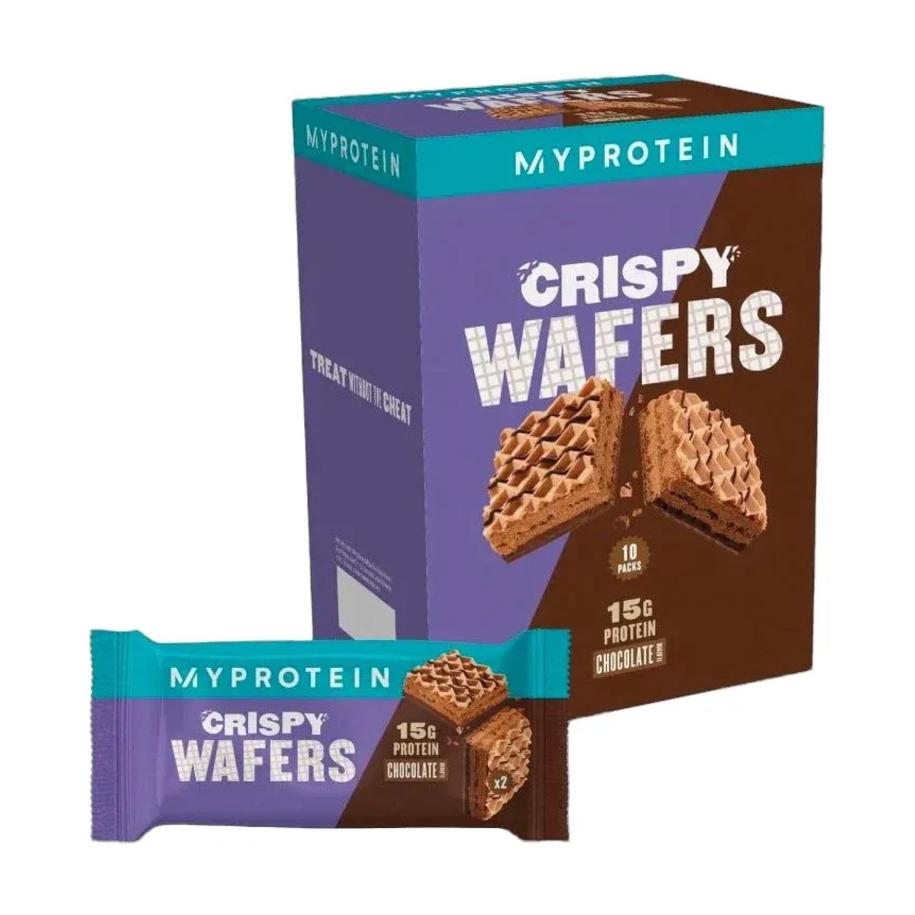 Спортивный батончик Crispy Wafers 10x42 г Chocolate (2022-10-0167)