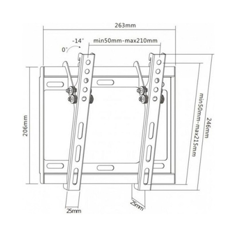 Крепление для телевизора Brateck LP34-22T 23-42" (tf5617) - фото 9