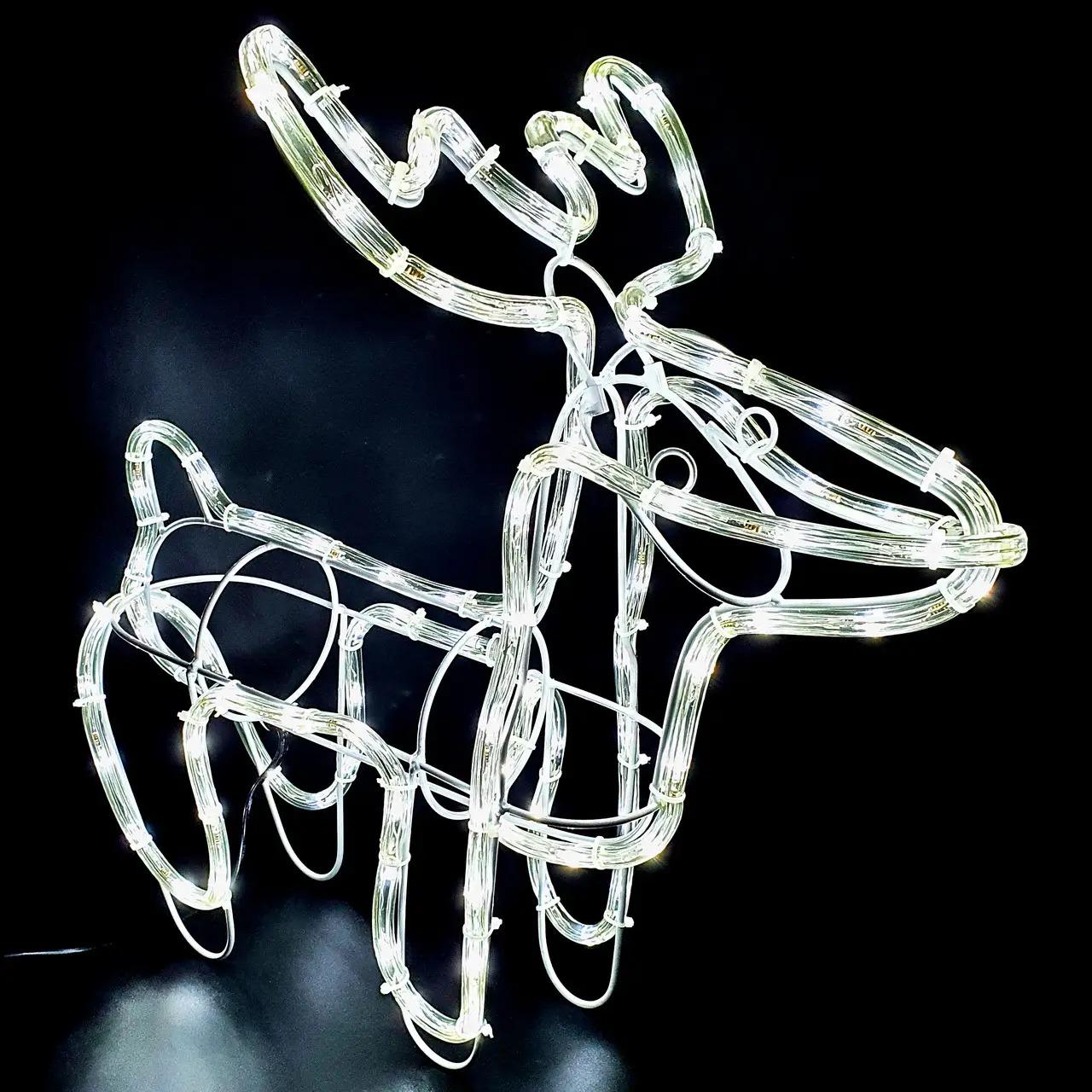 Фігура світлодіодна декоративна Новорічний олень 4 м 220 В Білий (30274664) - фото 8 Фігура світлодіодна декоративна Новорічний олень 4 м 220 В Білий (30274664) - фото 8