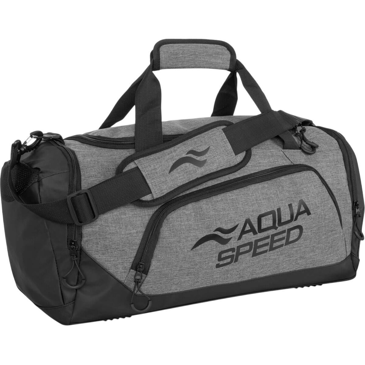Сумка спортивная Aqua Speed ​​DUFFEL BAG M 35L Серо-черный (141-37)