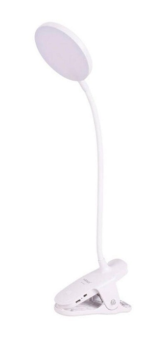 Настольная лампа USB LED гибкая с аккумулятором с прищепкой (6-15)