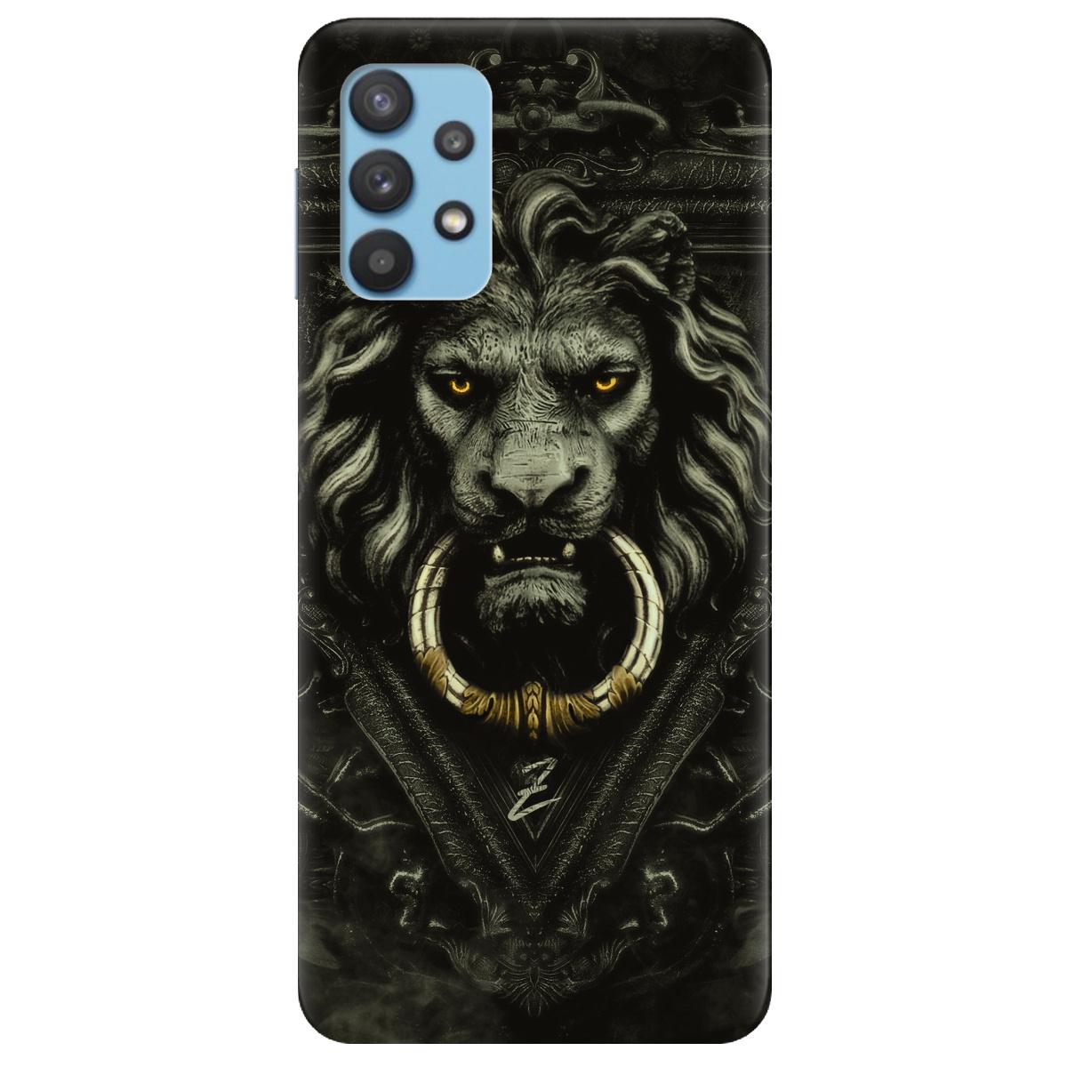 Силиконовый чехол Zorrov для Samsung Galaxy A32 - Iron lion (15500040095121623)