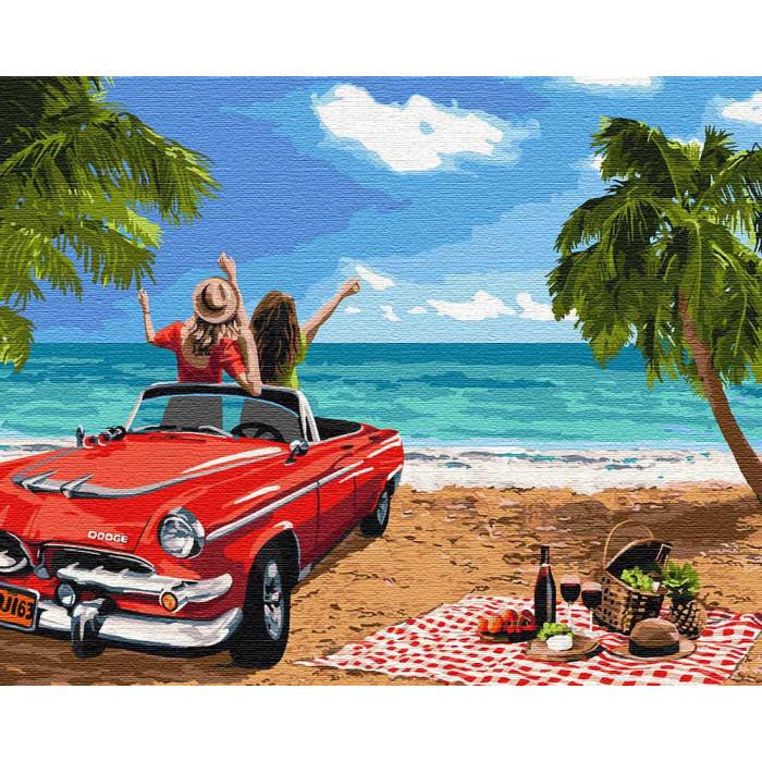 Картина по номерам Идейка "Путешествие с подругой" 40х50 см (KHO4758)