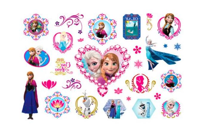 Детские татуировки Frozen Princess Tattoo Set (3702)