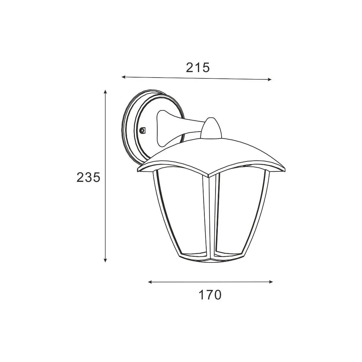 Уличный светильник Zuma Line 17040-WD LANTERN - фото 2 Уличный светильник Zuma Line 17040-WD LANTERN - фото 2