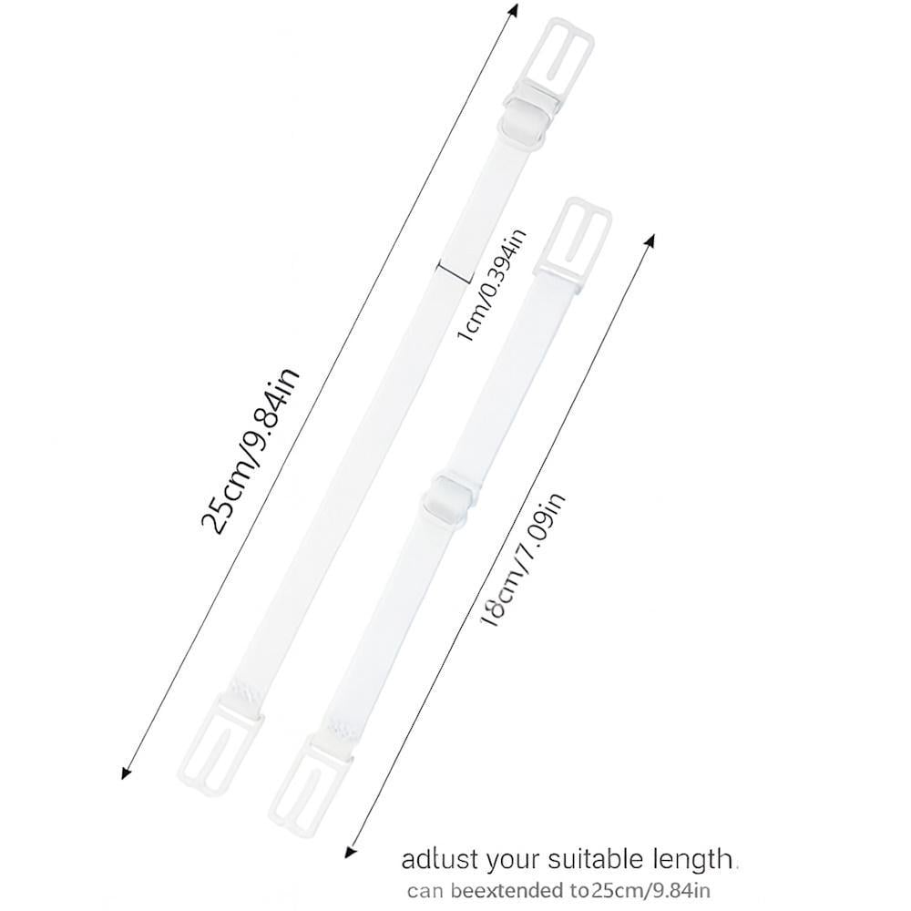 Фіксатори для бретелей бюстгальтера кліпса та лямка 2 шт. Білий (3000003880) - фото 10 Фіксатори для бретелей бюстгальтера кліпса та лямка 2 шт. Білий (3000003880) - фото 10