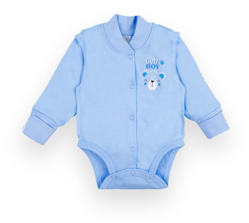 Боди детское хлопковое для мальчика на кнопках Gabbi BD-21-21-1 Дайс 62 см Голубой (12922) Боди детское хлопковое для мальчика на кнопках Gabbi BD-21-21-1 Дайс 62 см Голубой (12922)