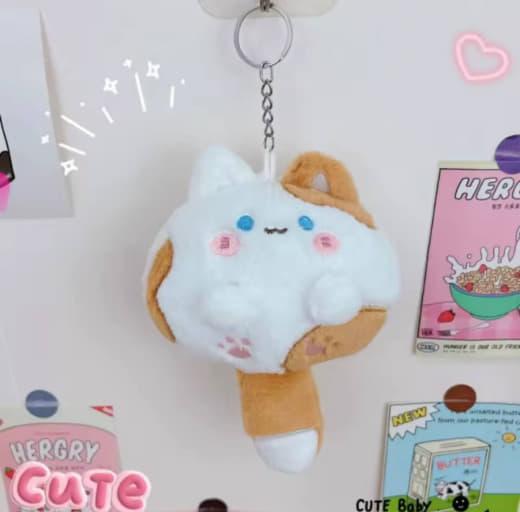 Брелок пухнастий хутряний кіт аніме дуду лялька Кавай (2635635200) - фото 2 Брелок пухнастий хутряний кіт аніме дуду лялька Кавай (2635635200) - фото 2