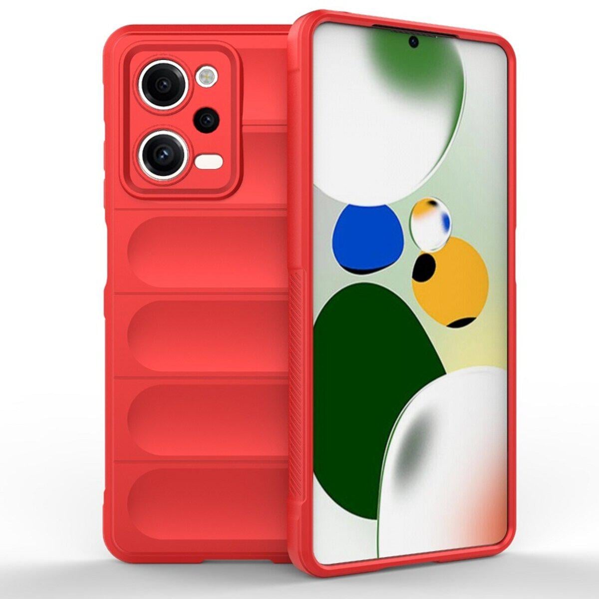 Противоударный чехол для Xiaomi Redmi Note 12 Pro 5G Cosmic Magic Shield / China Red