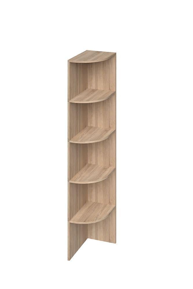 Консоль радиусная угловая для шкафов SENAM E-line 2300x300x450 мм ДСП 16 мм правая (КЗ.1.23.45.3.16.П)