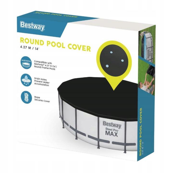 Накриття для басейну Bestway 58248 427 см (27084473) - фото 11 Накриття для басейну Bestway 58248 427 см (27084473) - фото 11