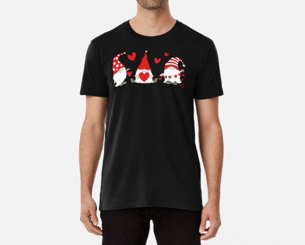 Футболка чоловіча новорічна Stedman з принтом Гноми XXXL Чорний (НГ72-6)