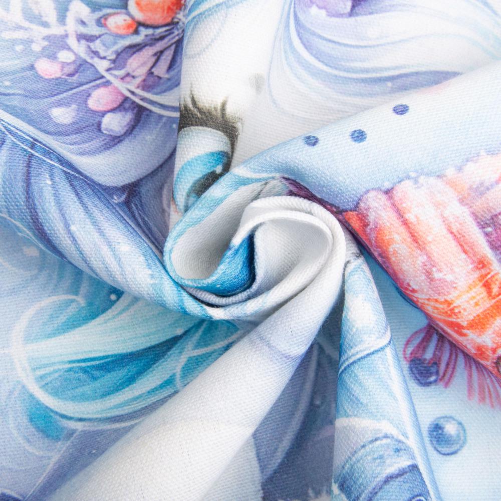 Тканина декоративна скатертна бавовна різдвяний принт 230 гр/м2 150 см (27031)