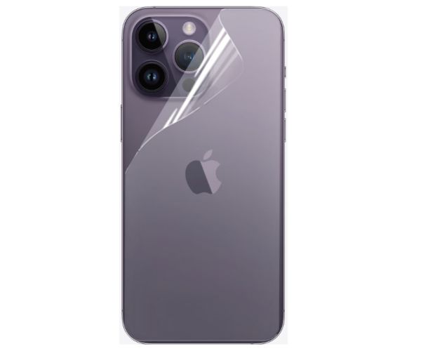 Противоударная гидрогелевая пленка Hydrogel Film для Apple iPhone 14 Pro Max на заднюю панель Transparent Противоударная гидрогелевая пленка Hydrogel Film для Apple iPhone 14 Pro Max на заднюю панель Transparent