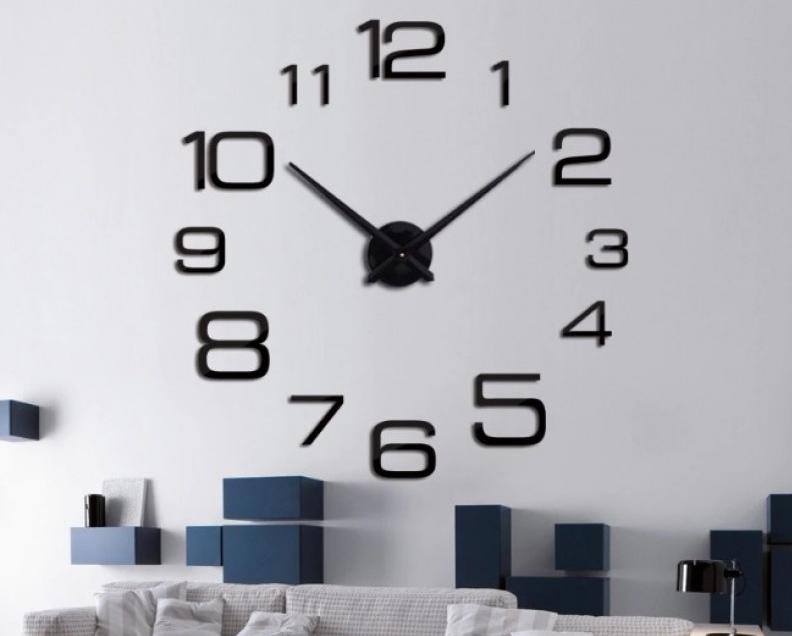 Часы 3Д настенные Elisey большие 150 см  (8516-003)