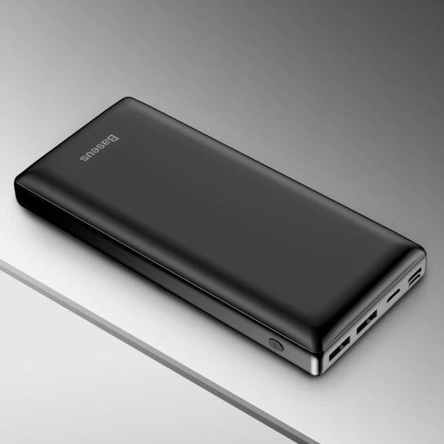 Портативний зарядний пристрій Baseus Mini JA 30000 mah Black (PPJAN-C01) - фото 4